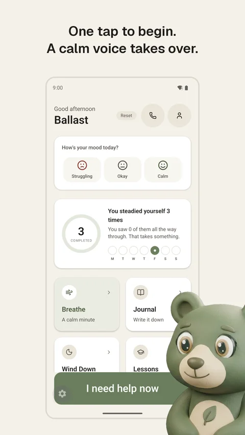 Ballast Home Screen